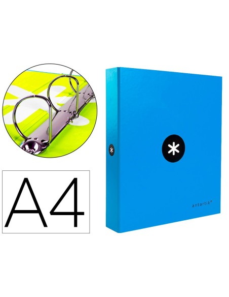 Carpeta 4 anillas 40 mm mixtas antartik a4...