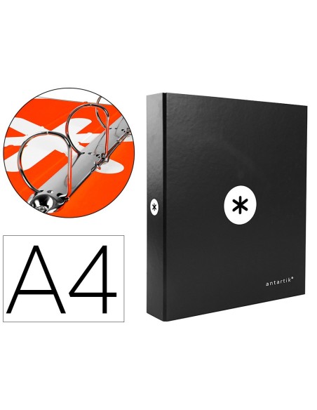 Carpeta 4 anillas 40 mm mixtas antartik a4...