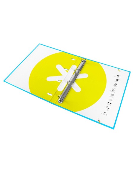 Carpeta con recambio antartik a4 cuadro 5mm...