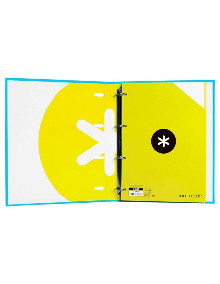 Carpeta con recambio antartik a4 cuadro 5mm...