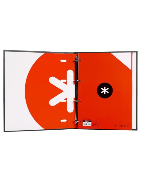 Carpeta con recambio antartik a4 cuadro 5mm...