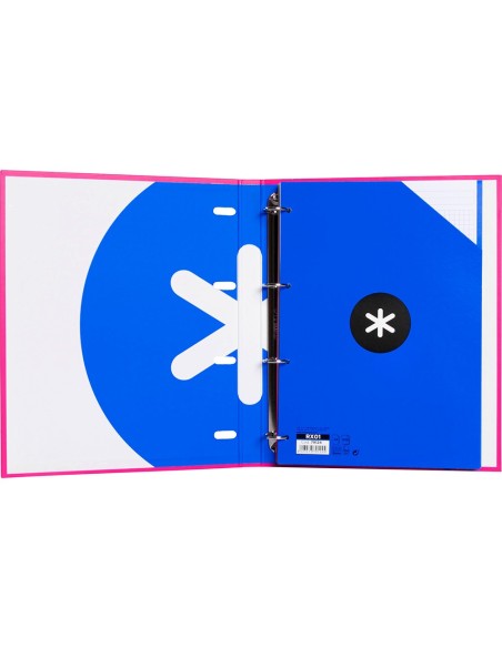Carpeta con recambio antartik a4 cuadro 5mm...