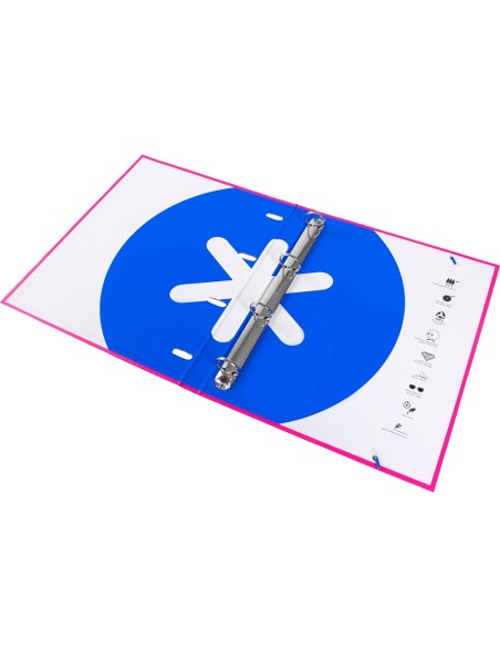 Carpeta con recambio antartik a4 cuadro 5mm...