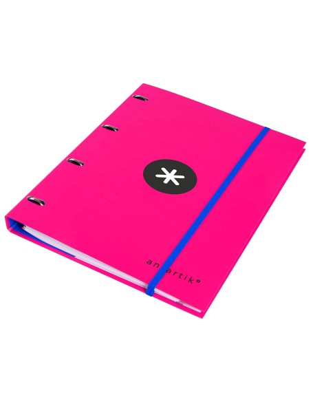 Carpeta con recambio antartik a4 cuadro 5mm...