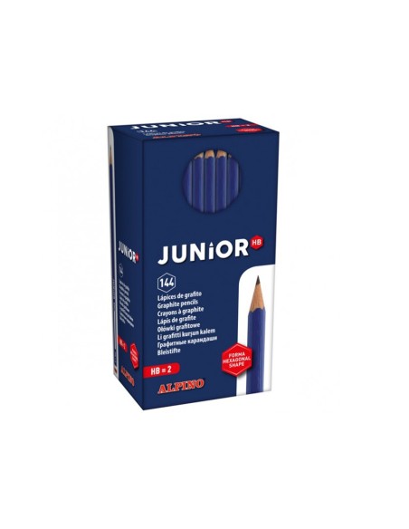 Lapices de grafito alpino junior caja de 144...