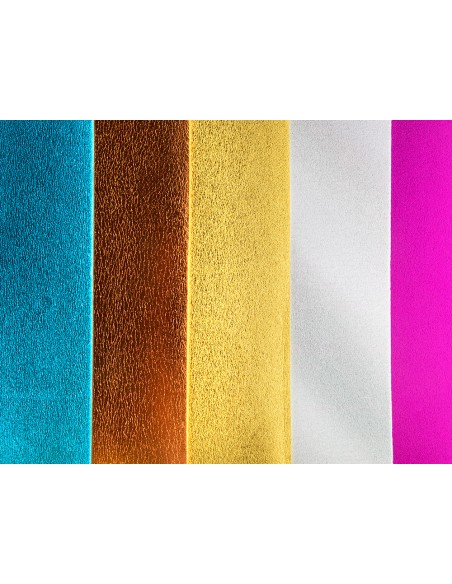 Goma eva liderpapel 50x70 cm espesor 2 mm metalizada rojo