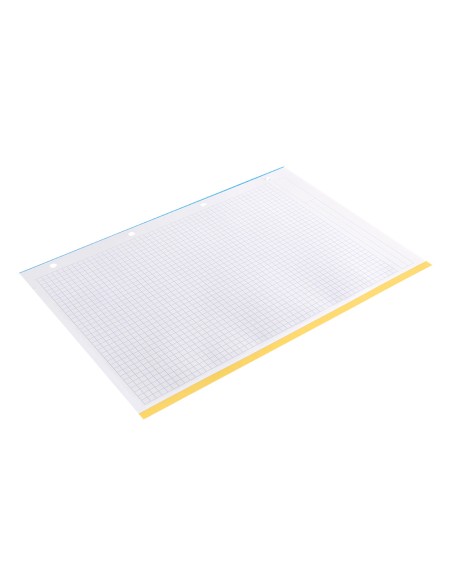 Recambio a4 100 hojas 90g/m2 cuadro 5 mm 4 taladros bandas de 5 colores antartik