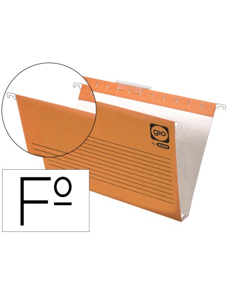 Carpeta colgante gio folio visor superior corto...