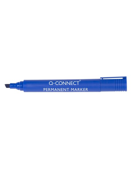 Rotulador q-connect marcador permanente azul...
