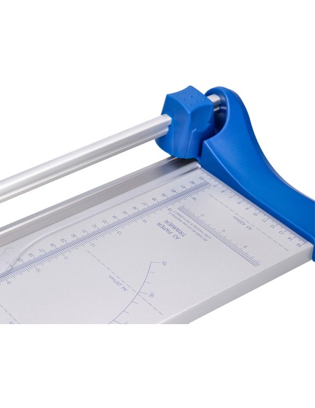 Cizalla q-connect metalica de rodillo de 44 cm con base de aluminio