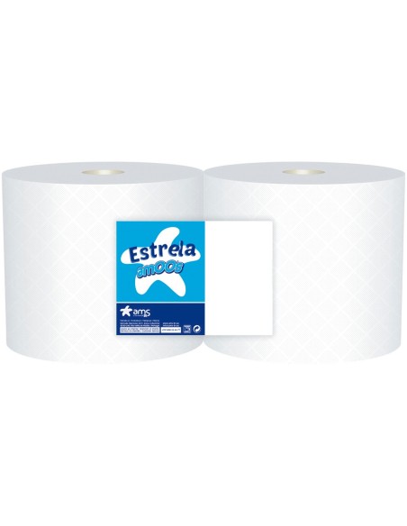 Papel secamanos industrial amoos 2 capas 235 mm...