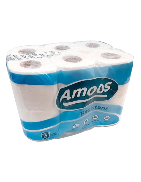 Papel higienico amoos 2 capas 100 mm diametro x...