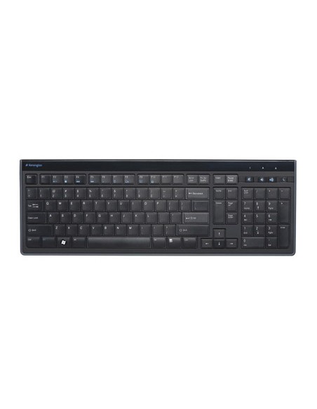 Teclado kensington advance fit slim con cable