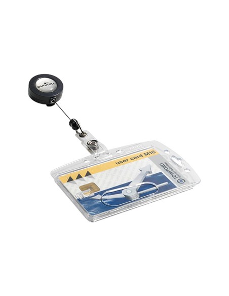 Identificador con cordon extensible durable uso...