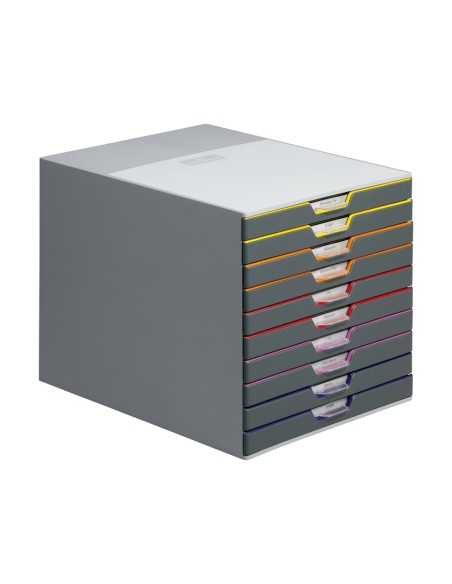 Fichero cajones de sobremesa durable varicolor...