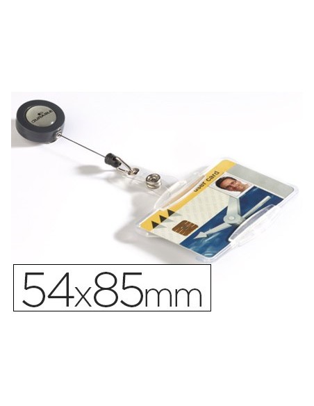 Identificador con cordon extensible durable uso...