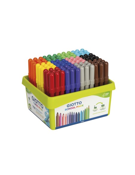Rotulador giotto turbo maxi school pack de 108...
