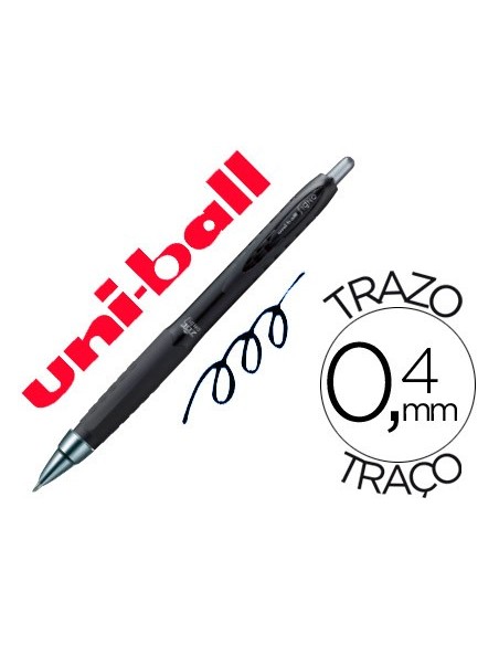 Boligrafo uni-ball roller umn-307 retractil 0,7...