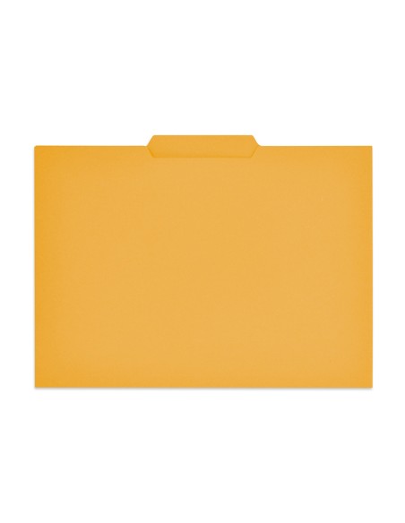 Subcarpeta cartulina gio folio pestaña central 250 g/m2 amarillo