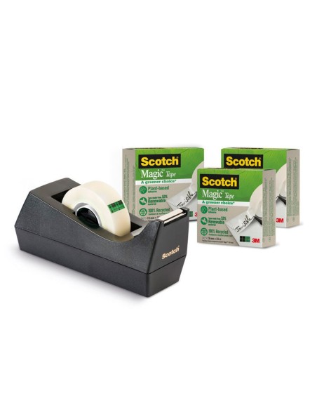 Portarrollo sobremesa scotch c38 color negro...