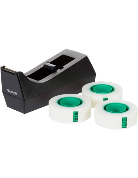 Portarrollo sobremesa scotch c38 color negro...