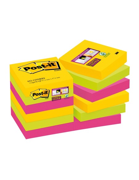 Bloc de notas adhesivas quita y pon post-it...
