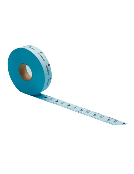 Tickets turnomatic 31x67 mm color azul rollo...
