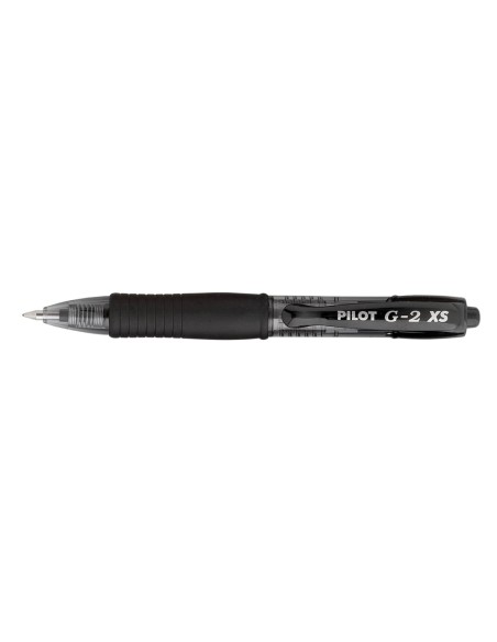 Boligrafo pilot g-2 pixie negro tinta gel retractil sujecion de caucho