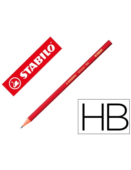 Lapices de grafito stabilo swano 306 hb unidad