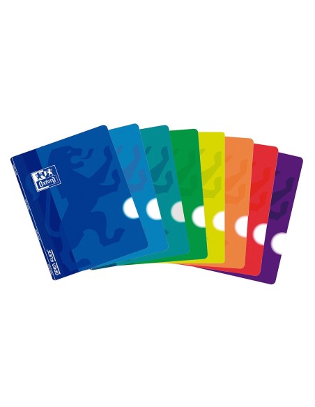 Libreta escolar oxford tapa flexible optik...