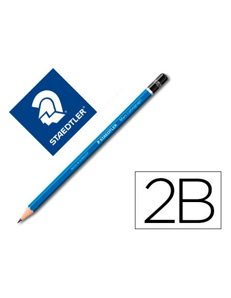 Lapices de grafito staedtler mars lumograph 100 2b unidad