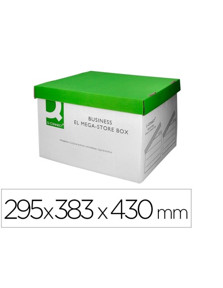 Cajon q-connect carton para 4 cajas archivo...
