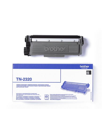 Toner brother tn-2320 dcpl2520dw dcpl2540dn mfcl2700dw mfcl2720dw mfcl2740dw negro 2600 pag