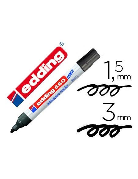 Rotulador edding para pizarra blanca 660 color...