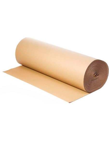 Carton ondulado q-connect 0,90x25 m 250 g/m2 kraft