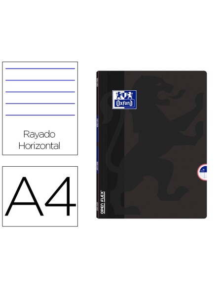 Libreta escolar oxford openflex tapa flexible...