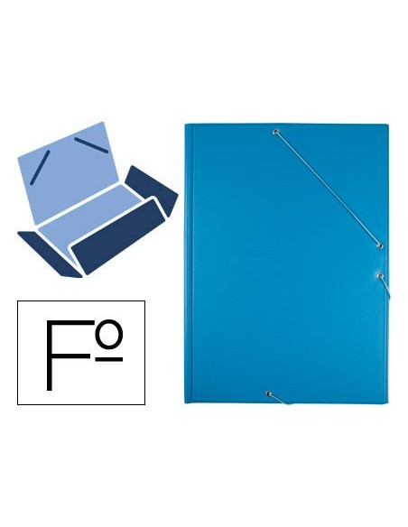 Carpeta liderpapel gomas folio 3 solapas carton...
