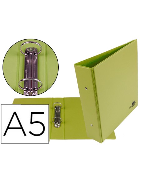 Carpeta de 2 anillas 40 mm redondas liderpapel...