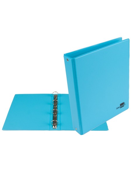 Carpeta de 4 anillas 25 mm redondas liderpapel...
