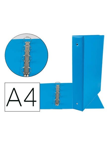 Carpeta de 4 anillas 40 mm mixtas liderpapel a4...