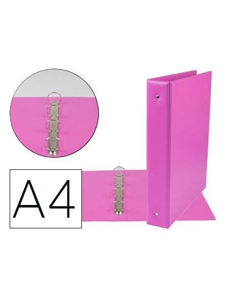 Carpeta de 4 anillas 40 mm mixtas liderpapel a4...