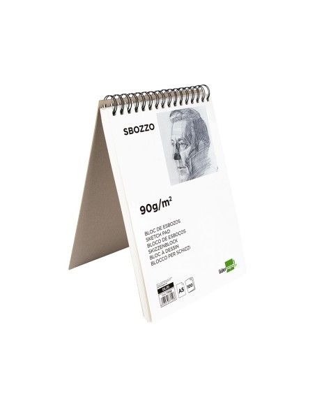 Bloc dibujo liderpapel esbozos espiral a5...