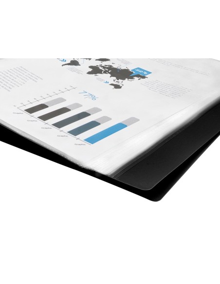 Carpeta liderpapel escaparate 30 fundas pvc...