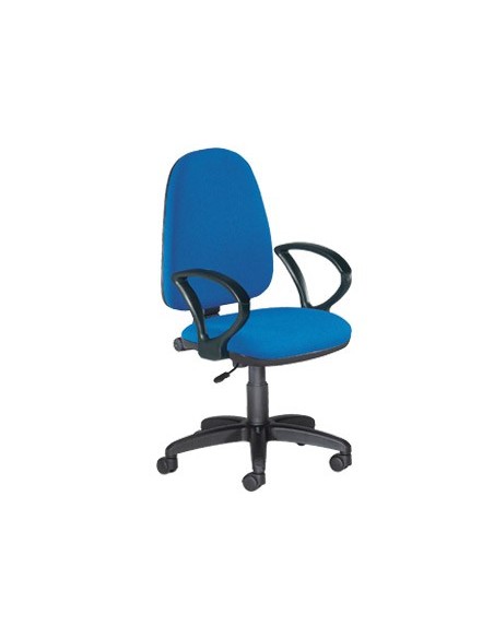 Silla rocada con brazos color azul diametro...