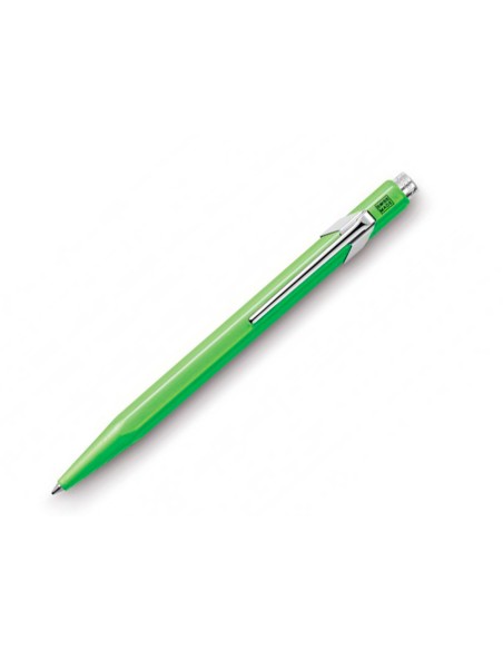Boligrafo caran d'ache 849 fluo verde limon punta media