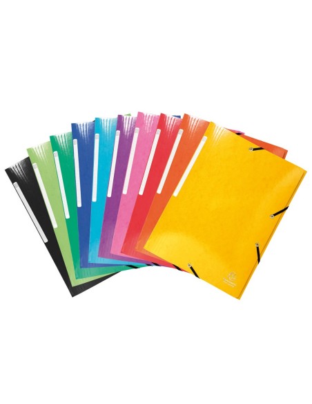 Carpeta exacompta gomas carton simil-prespan...