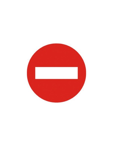 Pictograma syssa señal vial entrada prohibida...