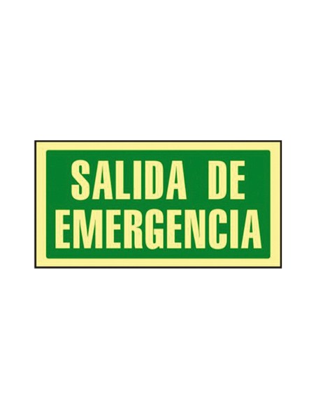 Pictograma syssa señal de salida de emergencia...