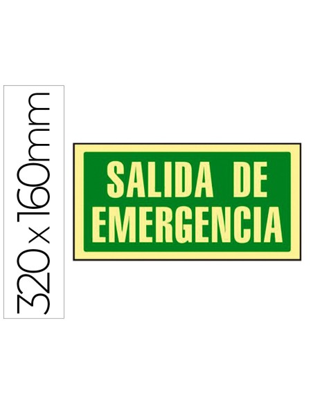 Pictograma syssa señal de salida de emergencia...