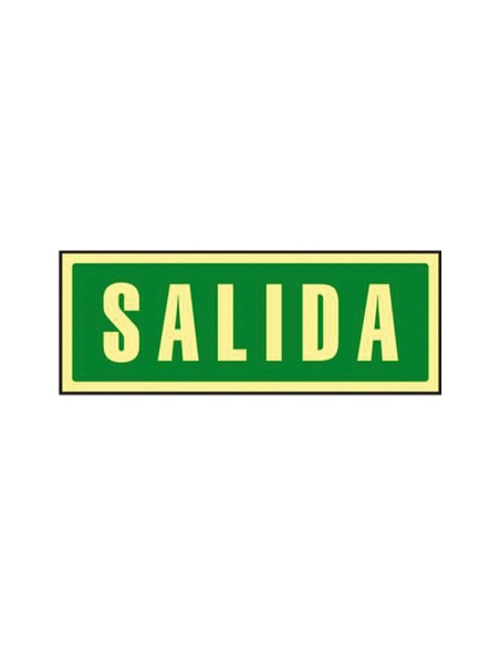 Pictograma syssa señal de salida en pvc...
